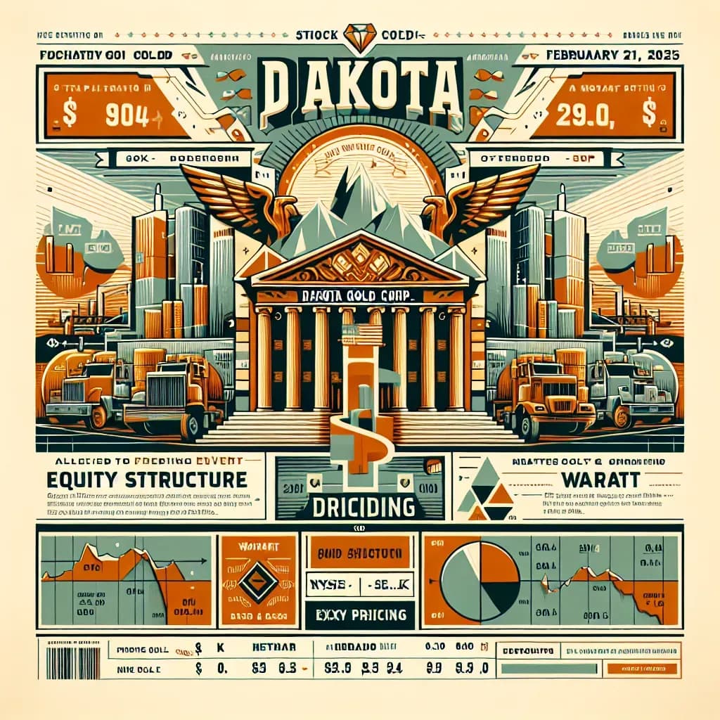 Dakota Gold Corp. 8-K Report: Key Insights on Stock and Warrant Offerings
