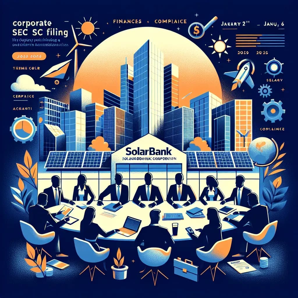 Solarbank Corporation SEC Filing Report: January 2025 Insights
