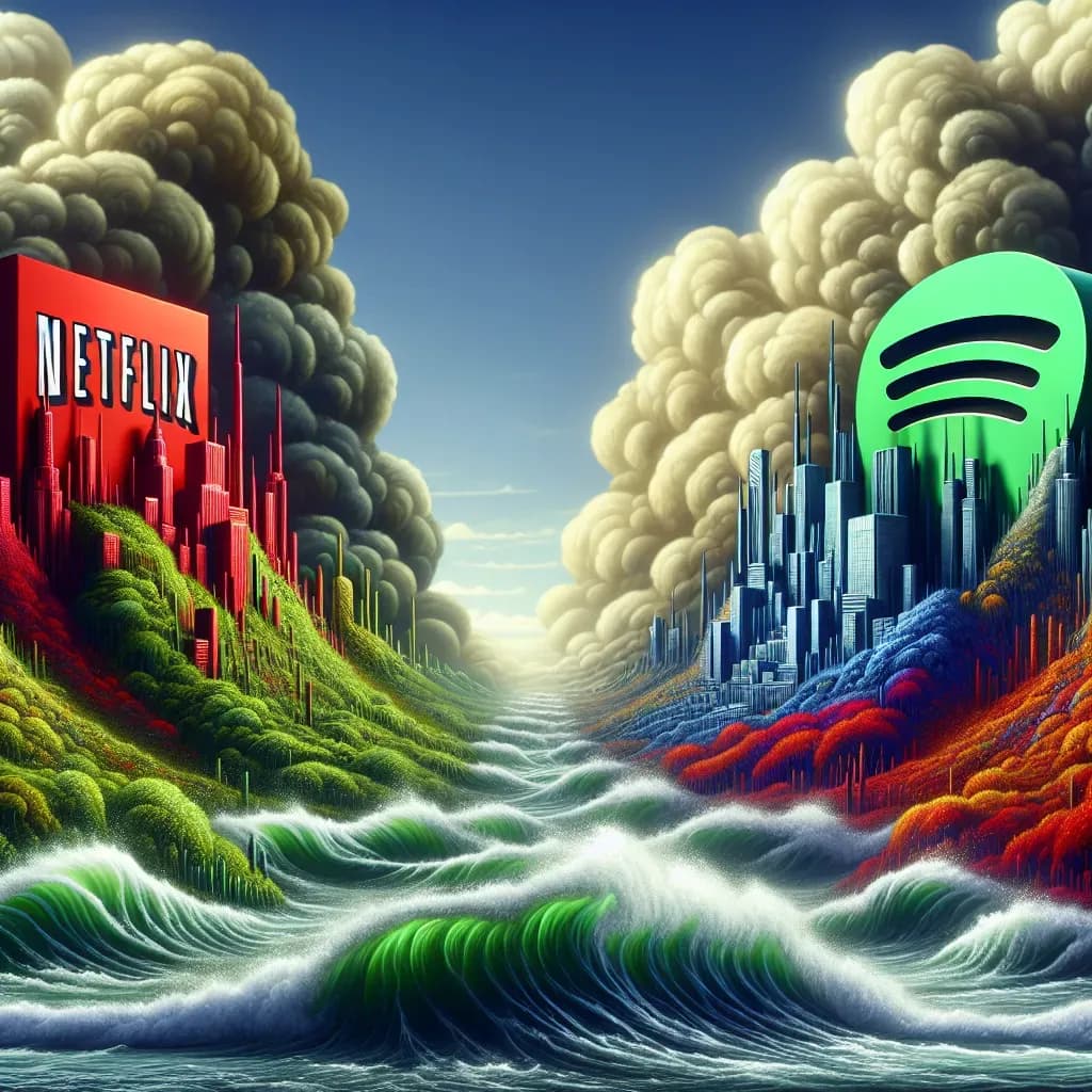 Streaming Giants Under Pressure: Netflix & Spotify Face Economic Headwinds