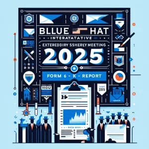 Blue Hat Interactive: 2025 Form 6-K Report on Extraordinary Shareholder Meeting