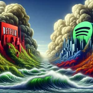 Streaming Giants Under Pressure: Netflix & Spotify Face Economic Headwinds